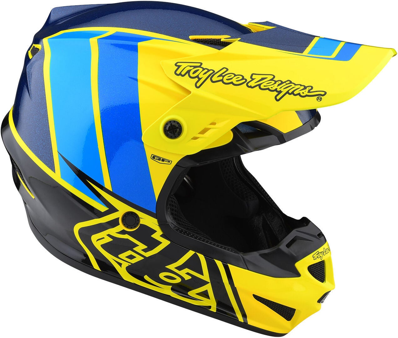 Troy Lee Designs GP Nova Casco Motocross Giovanile Giallo neon Y/L (52/53) Figura 3