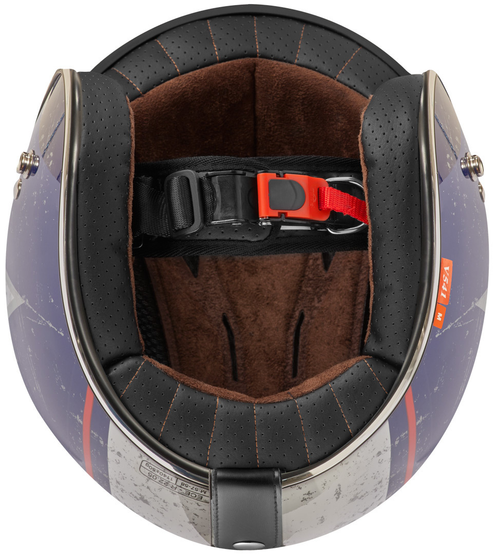 Bogotto V541 Rebel Cască cu reacție Roșu/Albastru XS Figura 4