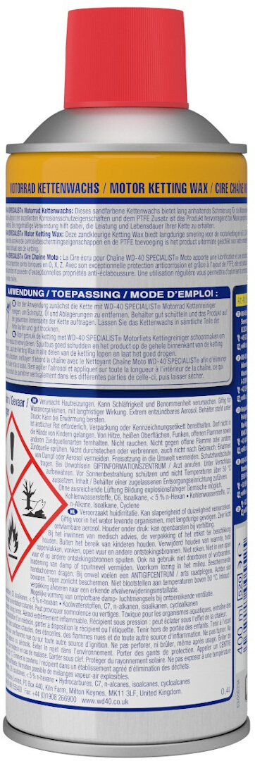 WD-40 Specialist Ceră pentru lanțuri de motocicletă 400ml Figura 2
