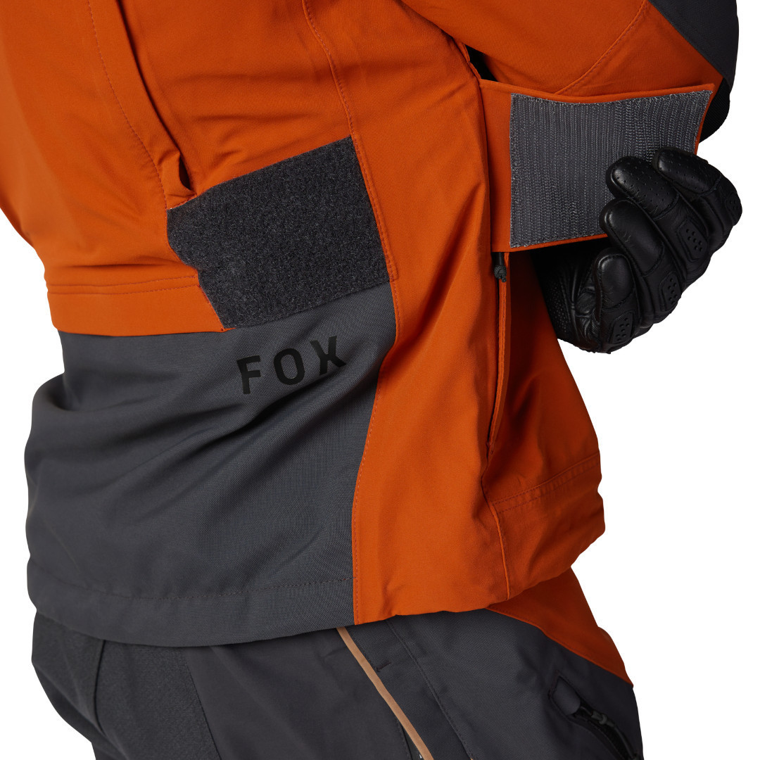 FOX Defend GORE-TEX ADV Motorcycle Textile Jacket orange/grey 3XL Figure 3
