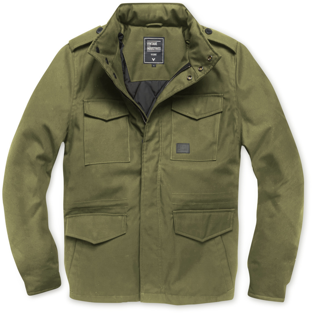 Vintage Industries Brent Parka olive M Figure 1