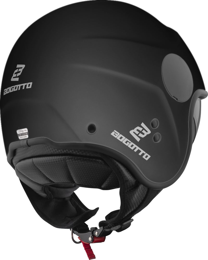Bogotto H595 SPN Casco Jet nero opaco XL Figura 2