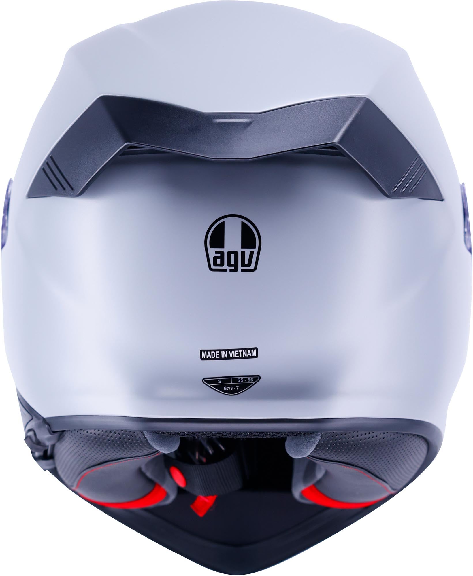 AGV K5 Mono Matt Hjälm ljusgrå matt S (55/56) Figur 7