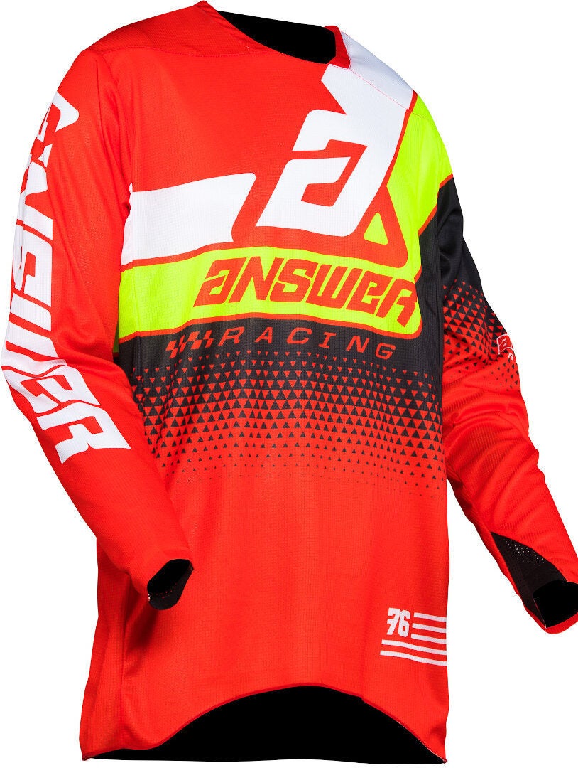 Answer Elite Korza Motocross Jersey rød/gul/sort L Figur 2