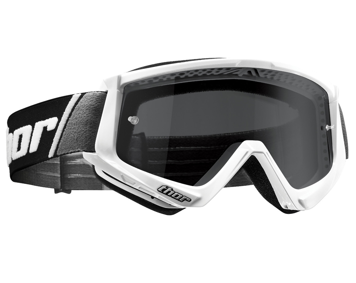 Thor Combat Sand Óculos de Motocross branco/preto Figura 1