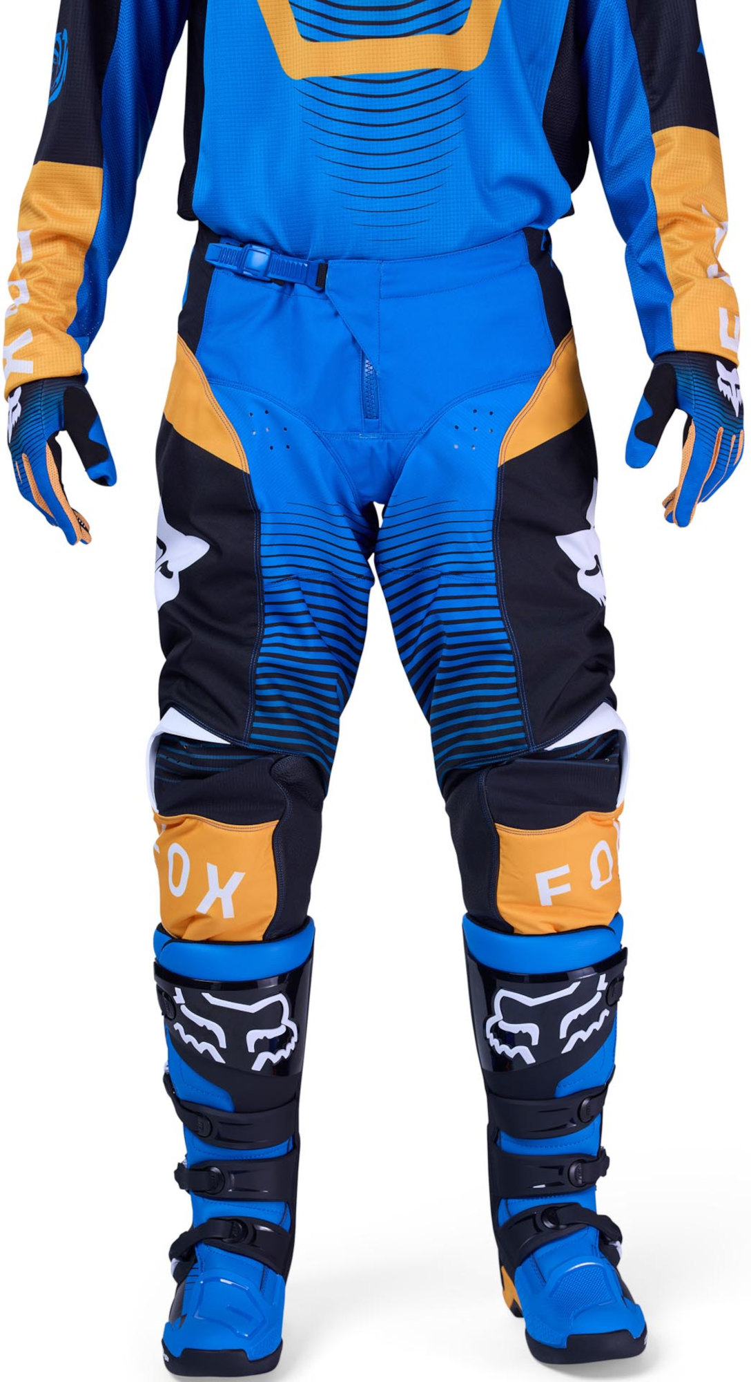 FOX 180 Collect Spodnie motocrossowe niebieski/żółty 38 Rysunek 3