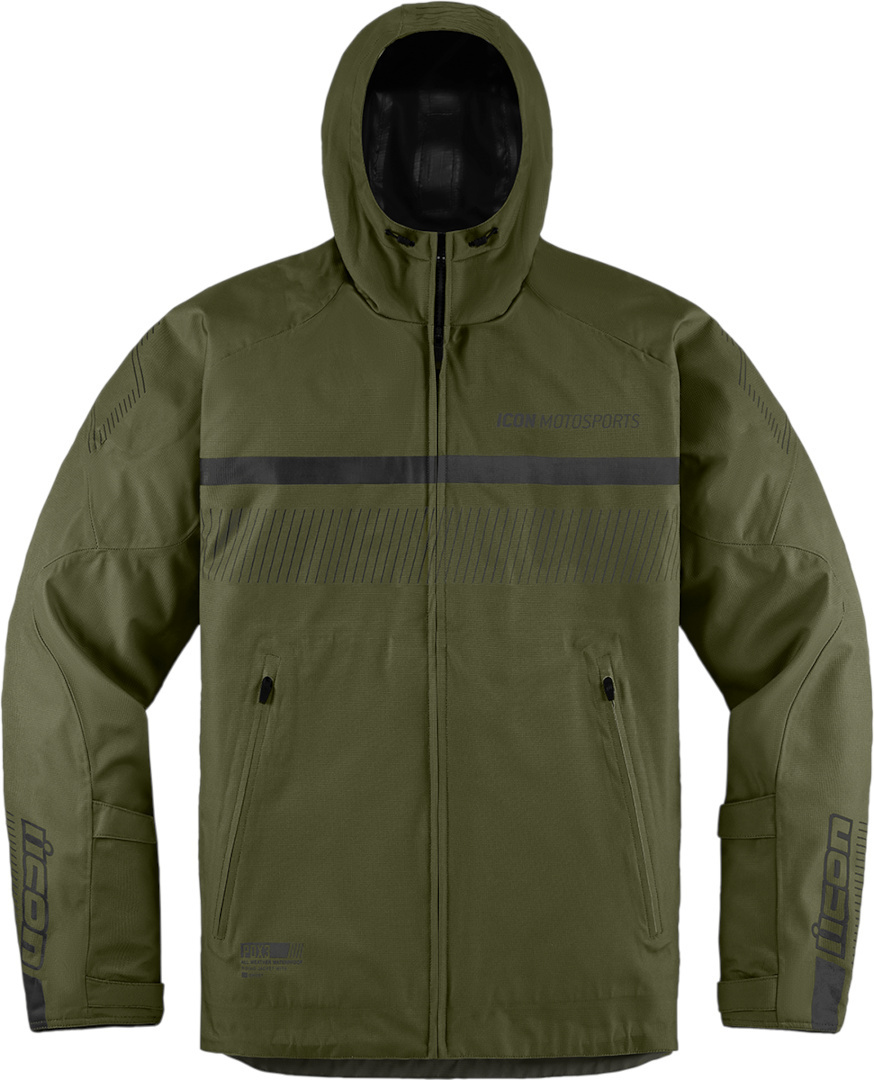 Icon PDX 3 Motorrad Textiljacke grau XL Abbildung 1
