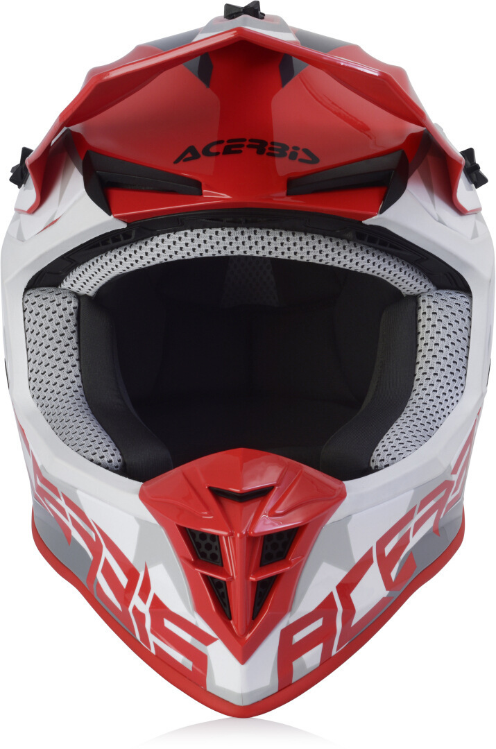 Acerbis Linear Motorcross helm rood/wit M (57/58) Figuur 6