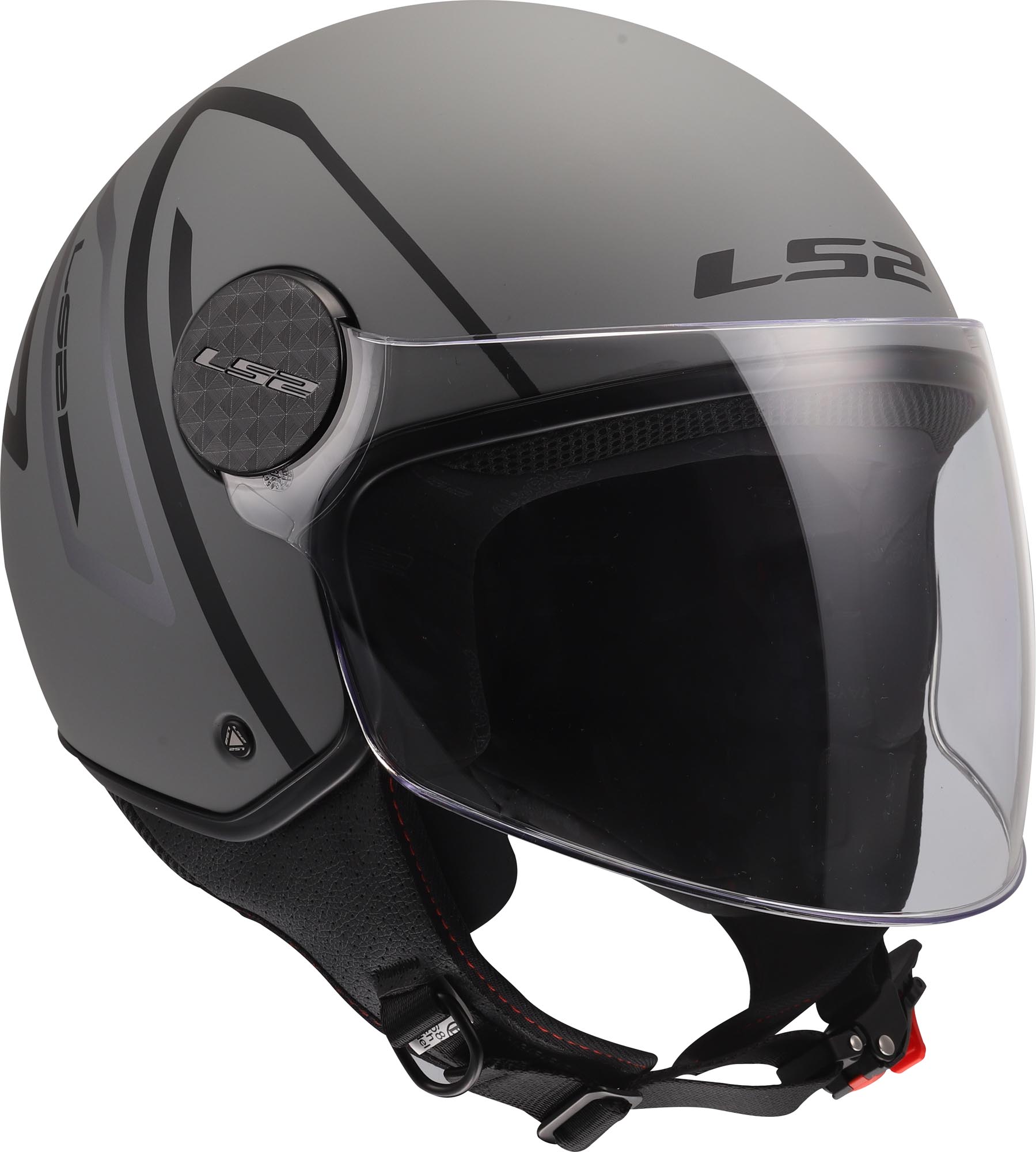 LS2 OF558 Sphere Lux II Minim Casque à face ouverte noir/gris M (57/58) Figure 2