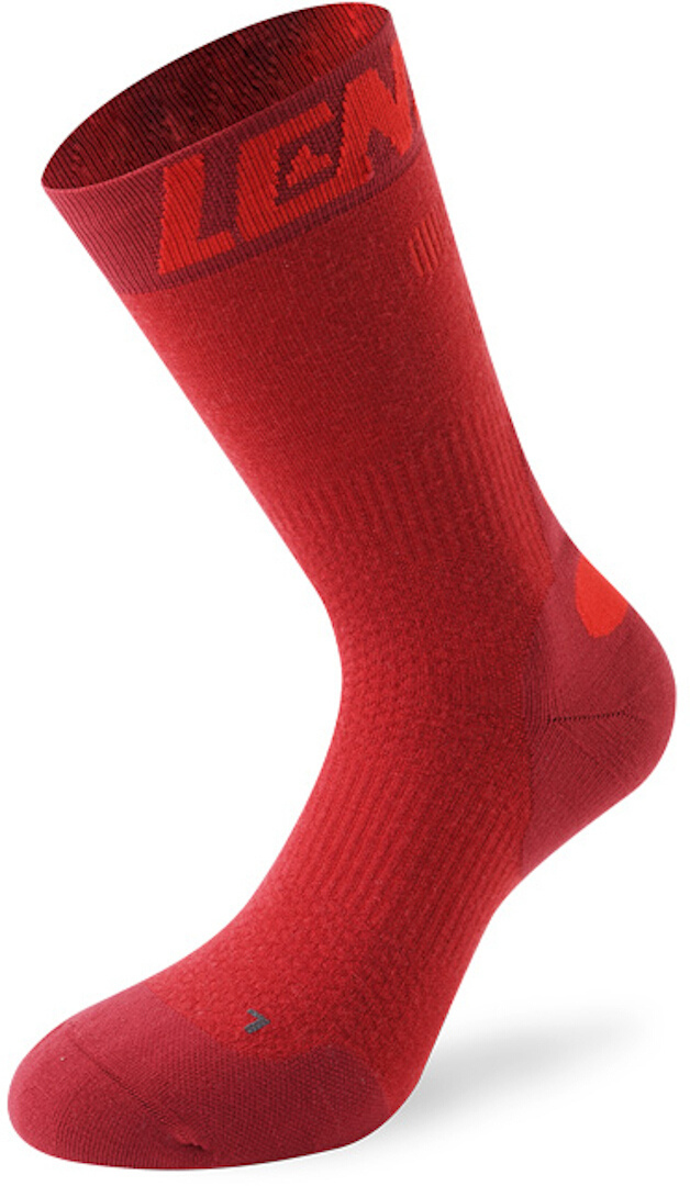 Lenz 7.0 Mid Merino Compression Sokken Rood 39-41 Figuur 1