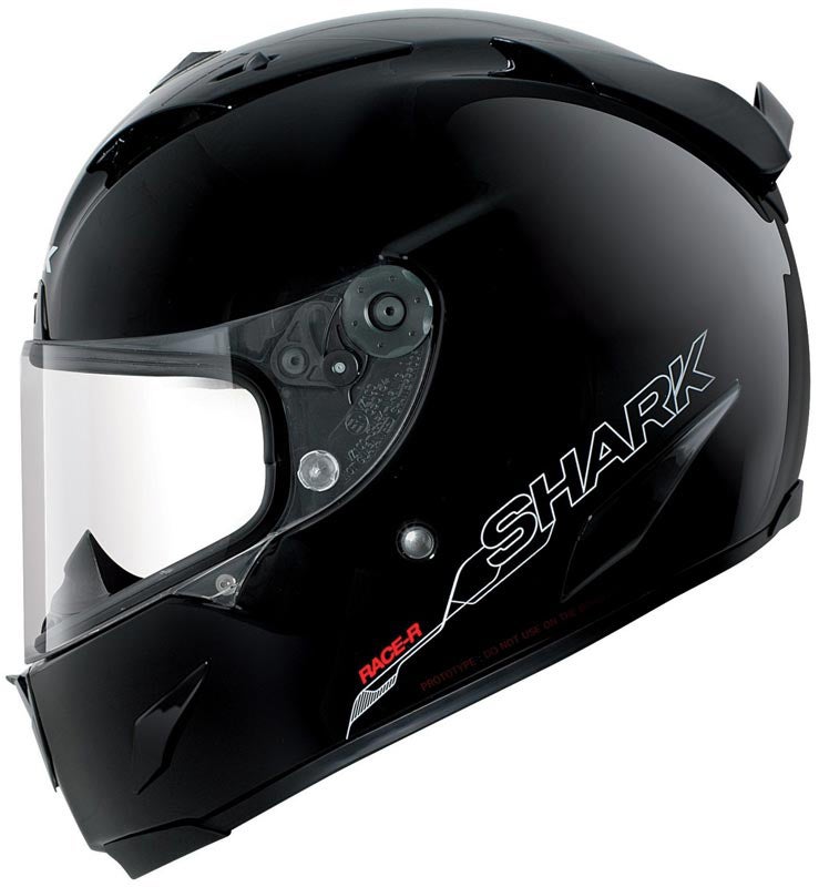Shark Race-R Pro Blank Helm schwarz S (55/56) Abbildung 1
