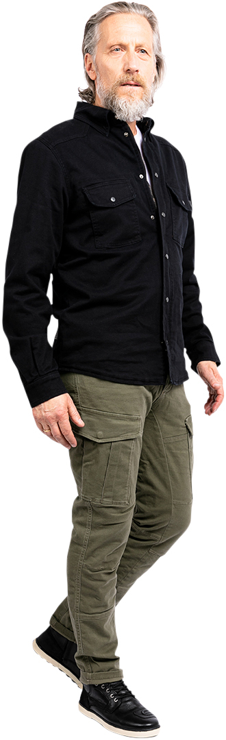 John Doe Stroker Cargo XTM Motorcycle Textile Pants olive 36 L34 Figure 12