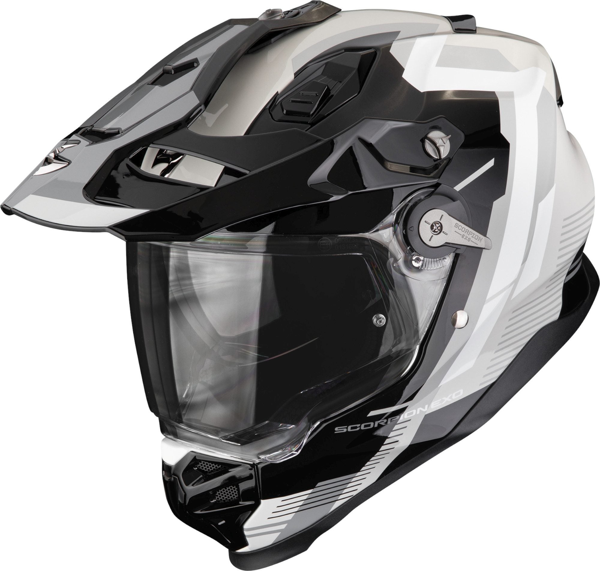 Scorpion ADF-9000 Air Patrol Enduro hjelm sort/grå/hvid S (55/56) Figur 1