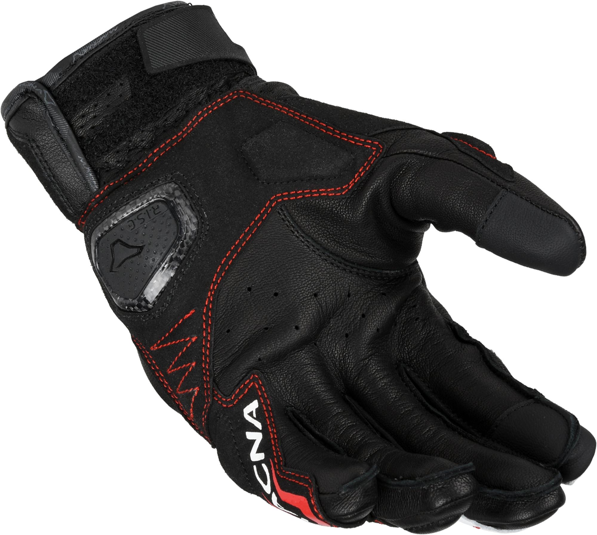 Macna Pelor Motorhandschoenen wit/zwart M Figuur 2