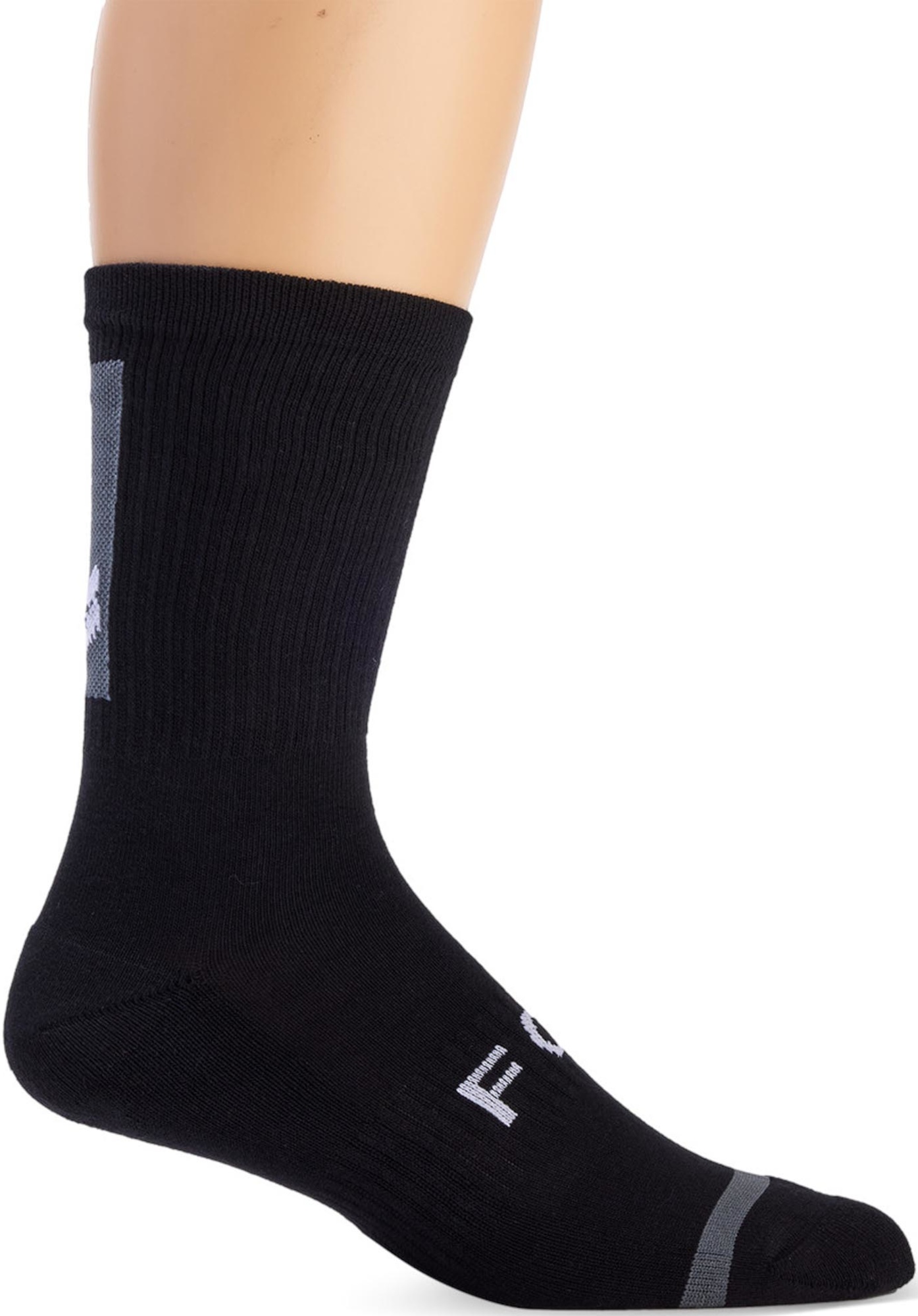FOX 8" Defend Bicycle Socks black S/M Figure 1