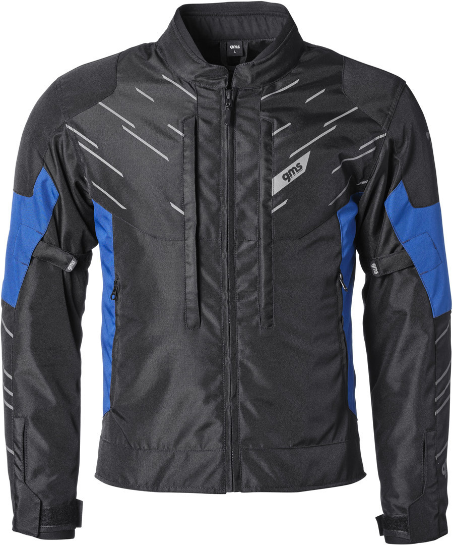 GMS Kasai waterproof Motorcycle Textile Jacket black/blue M Figure 1