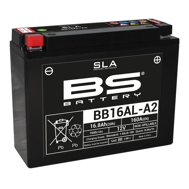 BS-batteri Fabriksaktiverat underhållsfritt SLA-batteri - BB16AL-A2 Figur 2