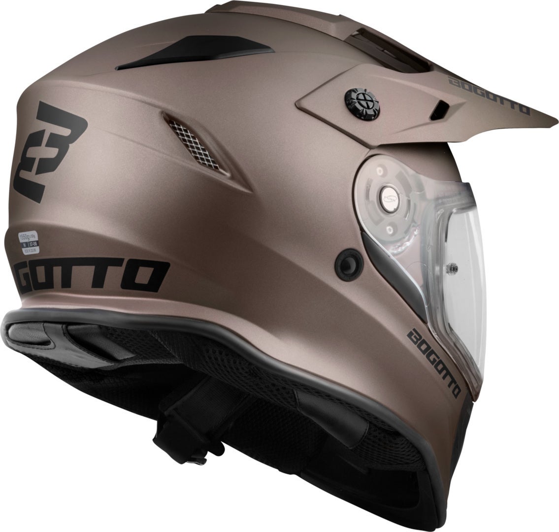 Bogotto H331 BT Bluetooth Casco Enduro Marrone opaco M Figura 11