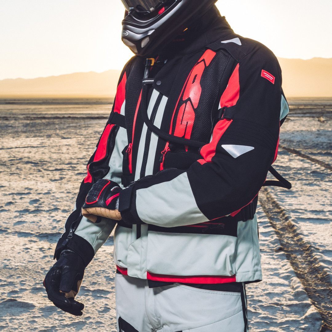 Spidi H2Out Allroad Veste textile de moto Noir/Gris/Rouge XL Figure 18
