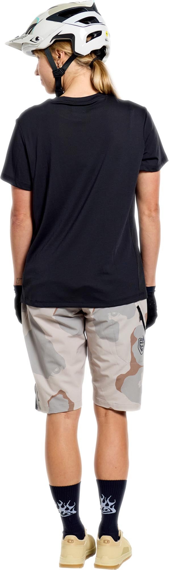 Side view of Troy Lee Designs Lilium Ride Signature Ladies Short Sleeve Bicycle Jersey
