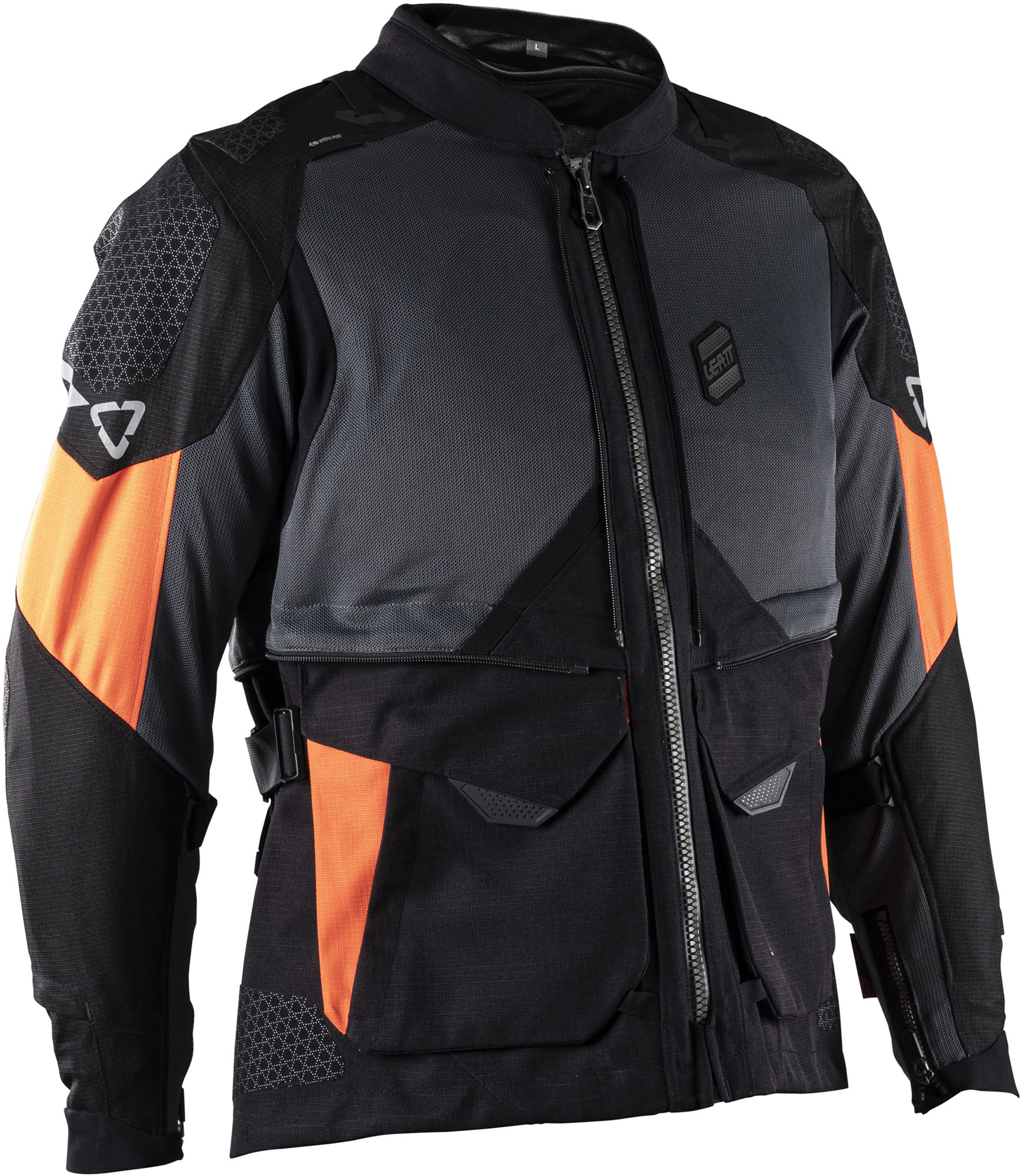 Leatt ADV Multitour 8.5 waterproof Textile Jacket grey/black/orange 2XL Figure 2