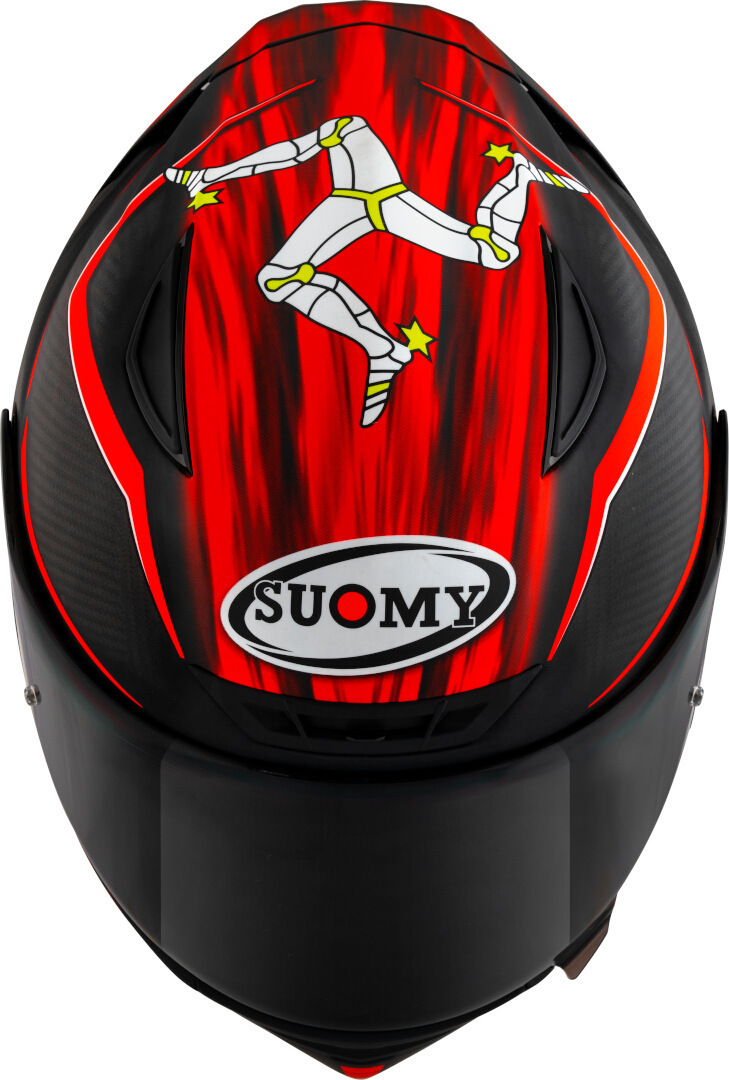 Suomy TX-Pro Johnson Replica E06 Casco nero opaco/rosso L (59/60) Figura 9