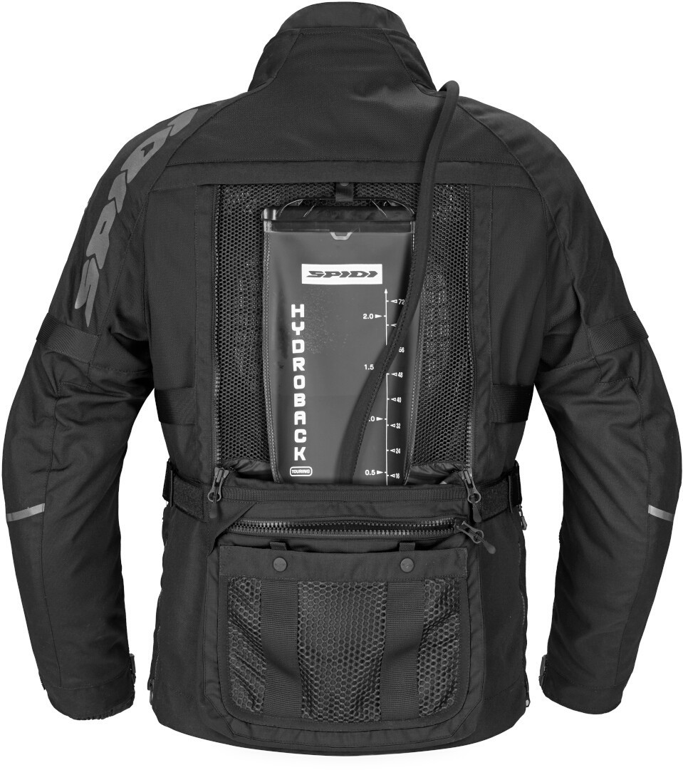Spidi Hard Track 3 H2Out waterproof Motorcycle Textile Jacket black M Figure 2