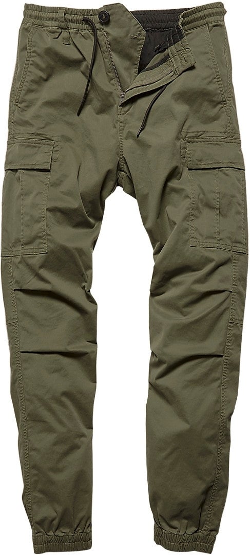 Vintage Industries Vince Cargo Jogger 바지 짙은 녹색 38 그림 1