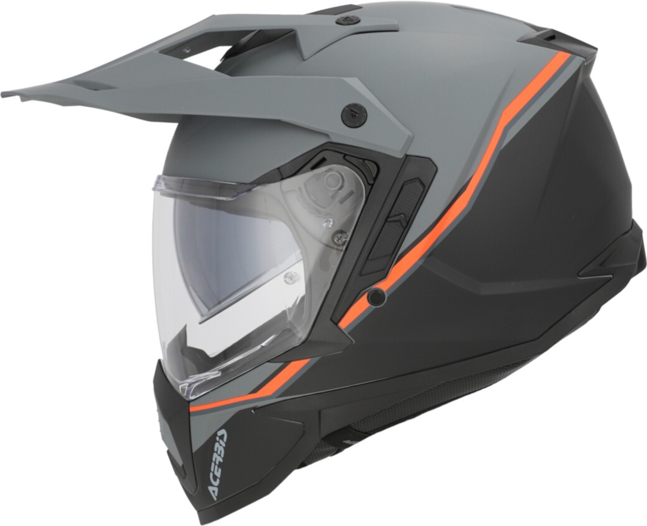 Acerbis Assault Graphic Cască Enduro Negru mat/portocaliu S (55/56) Figura 3