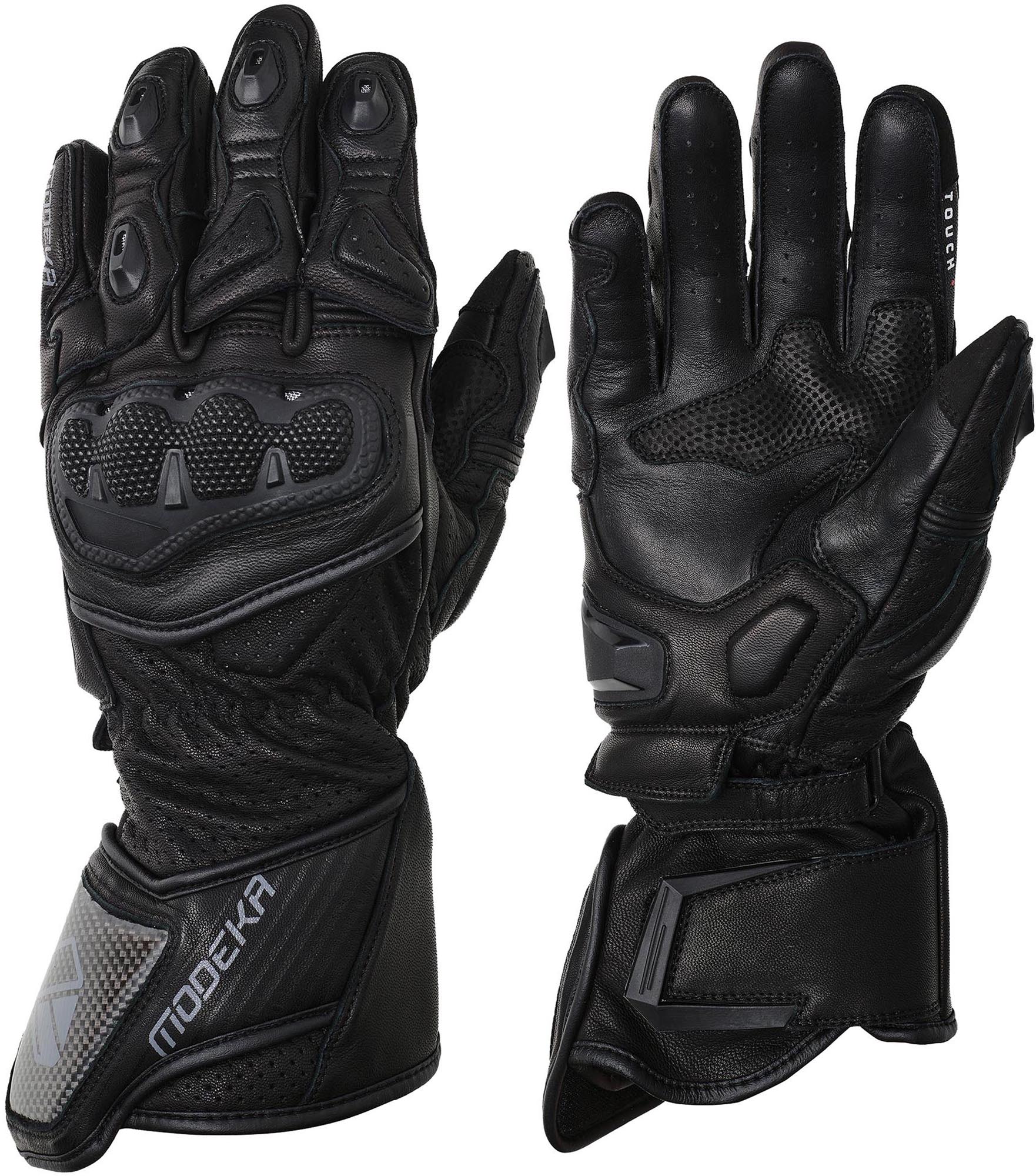 Modeka Evox Luvas de Motocicleta preto 9 Figura 1