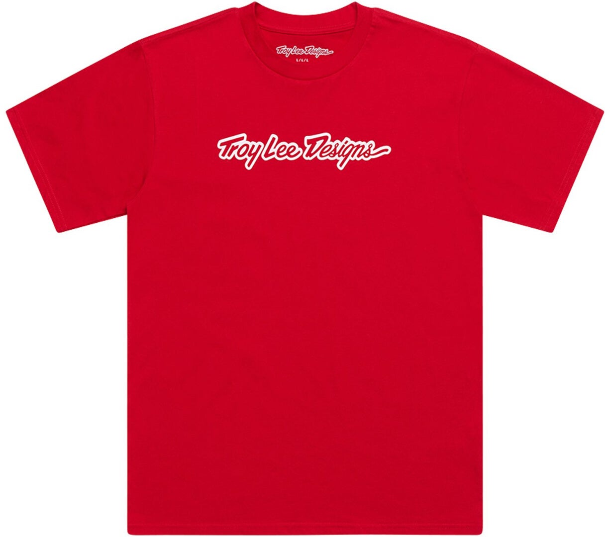 Troy Lee Designs Signature T-shirt a maniche corte Rosso/Bianco XL Figura 1