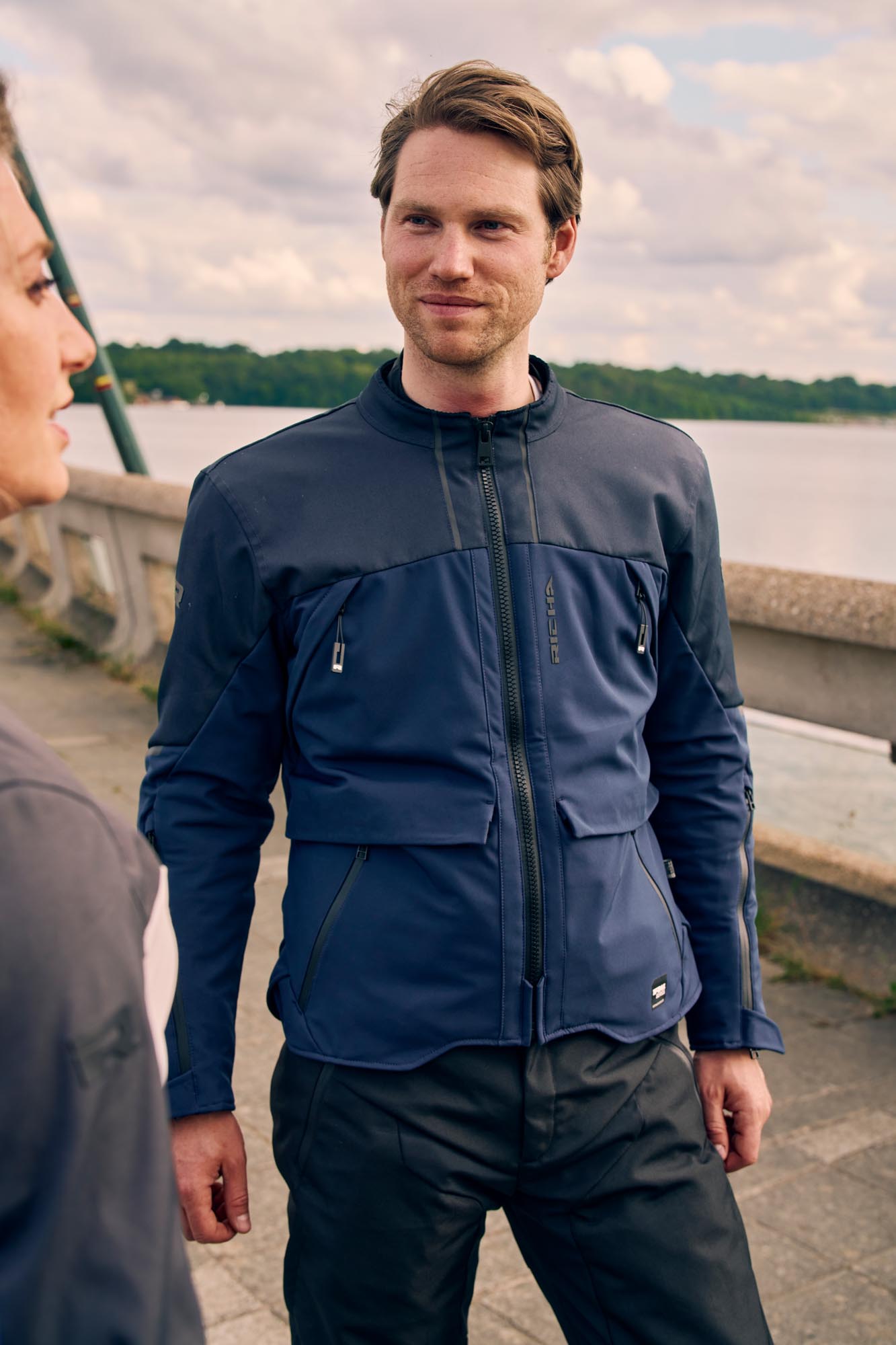 Richa Eternity ūdensnecaurlaidīga motociklu tekstila jaka zils 2XL 8. attēls