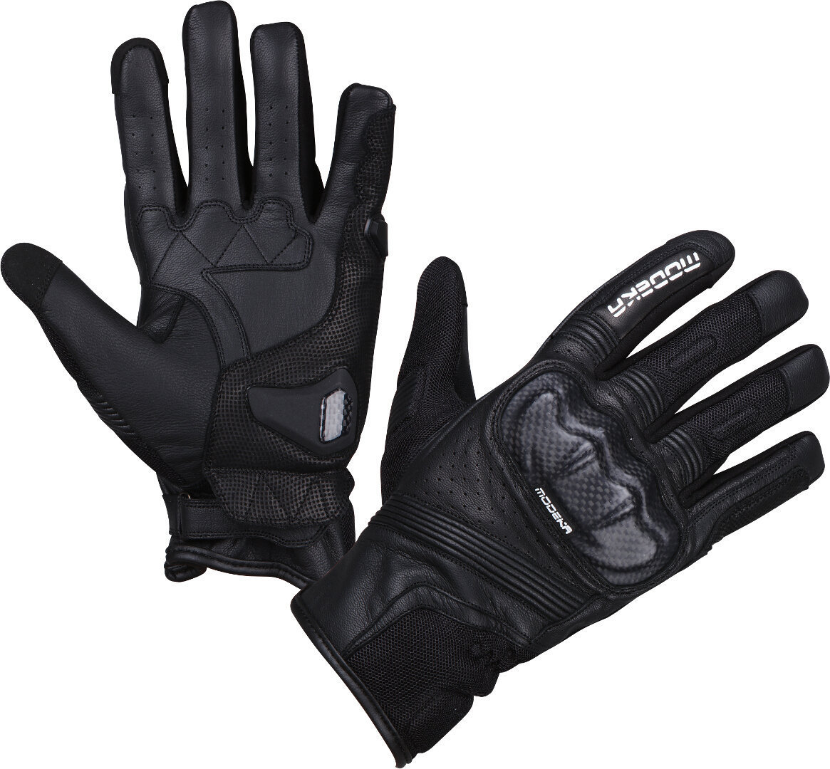 Modeka Miako Air Motorcycle Gloves black 7 Figure 1