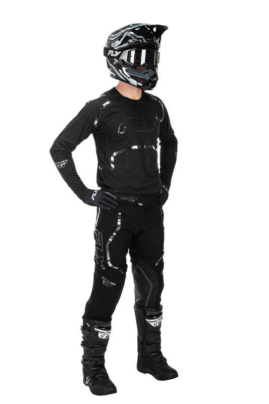 FLY Racing Evolution DST Spark Special Edition Hose - Schwarz/Silber Abbildung 7