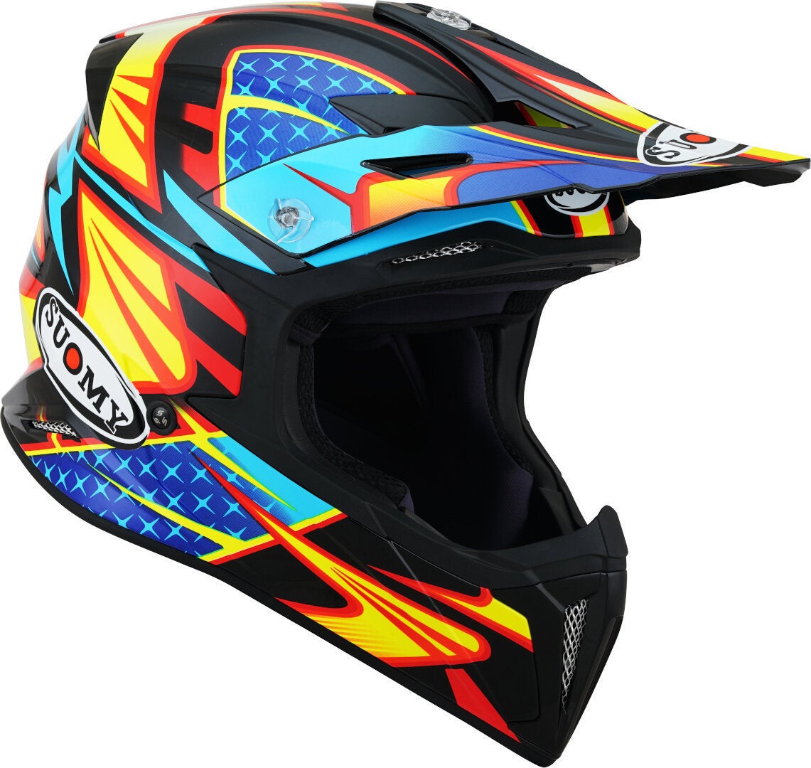 Suomy X-Wing Duel Casco motocross nero/giallo S (55/56) Figura 7