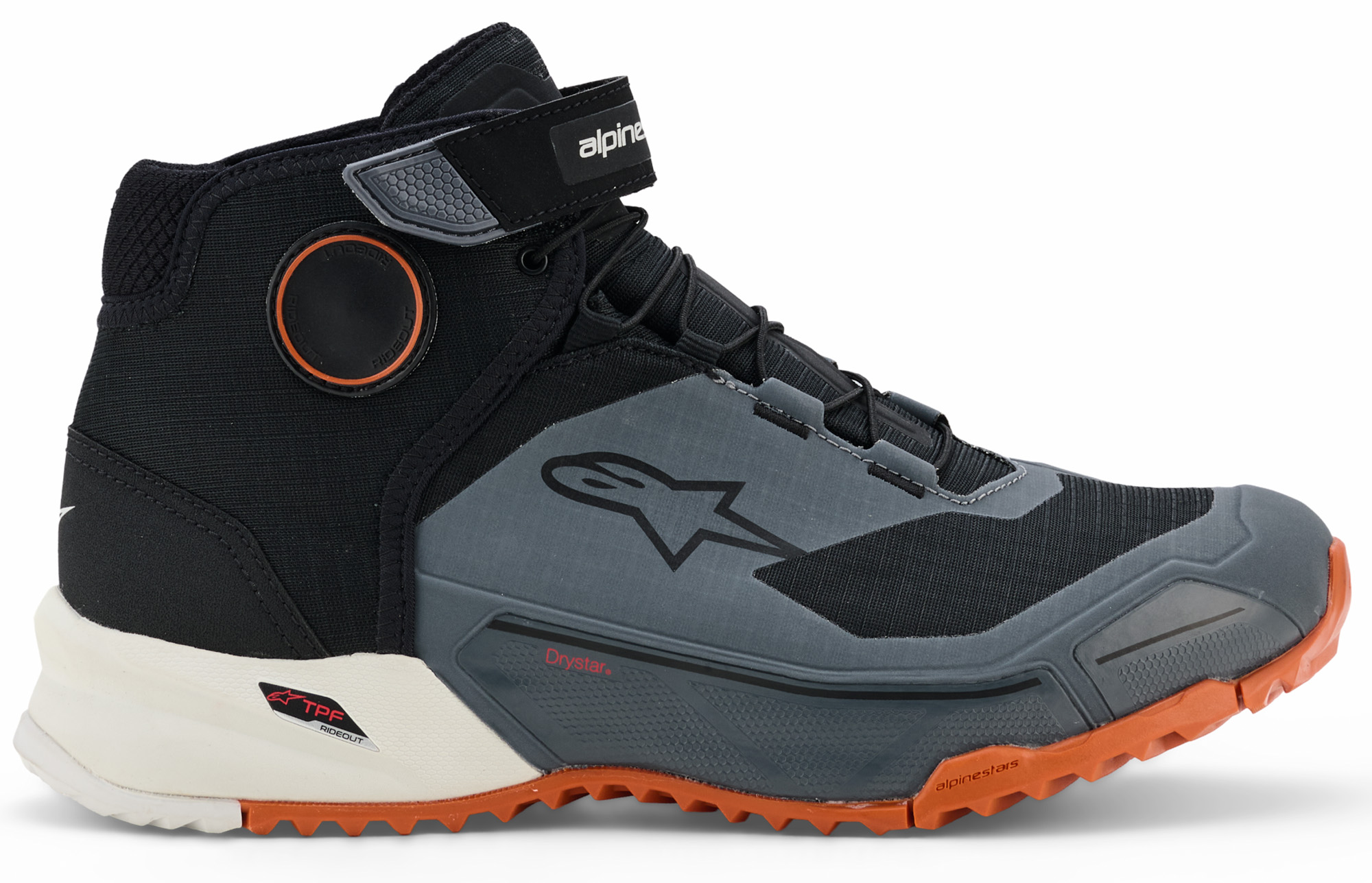 Alpinestars CR-X Drystar Pantofi de motocicletă gri/negru/portocaliu 6 (38) Figura 2