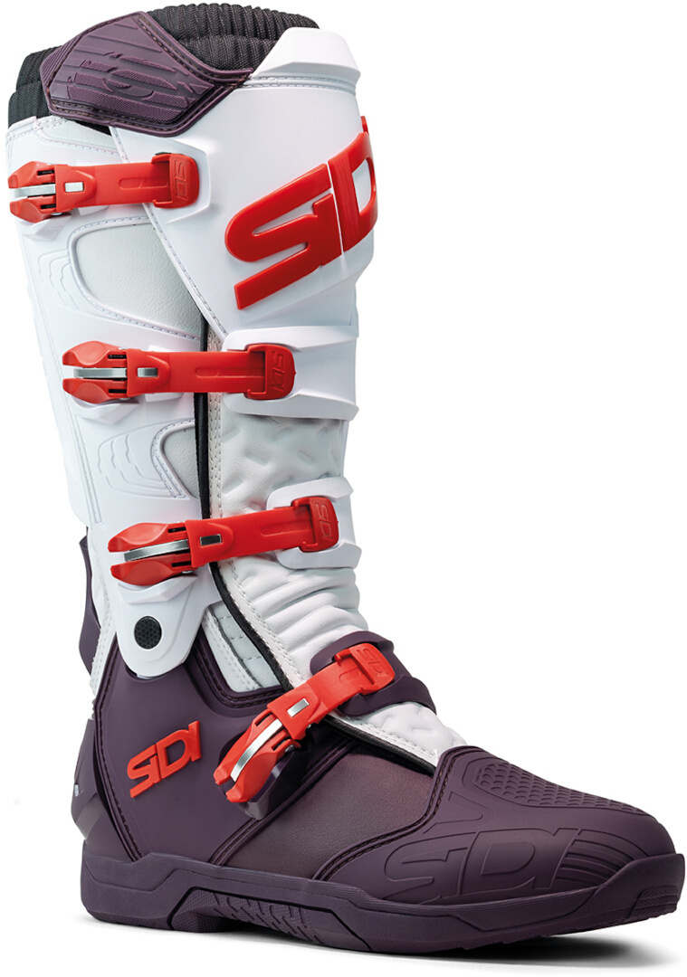 Sidi XPower SC Motocross Stiefel wein/weiß 45 Abbildung 1