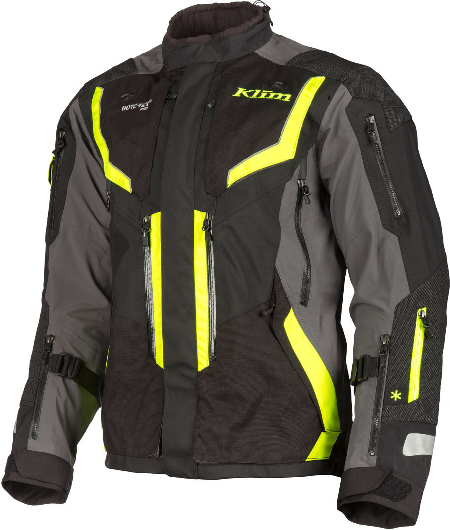 Klim Badlands Pro Motorcycle Textile Jacket neon yellow M Figure 1