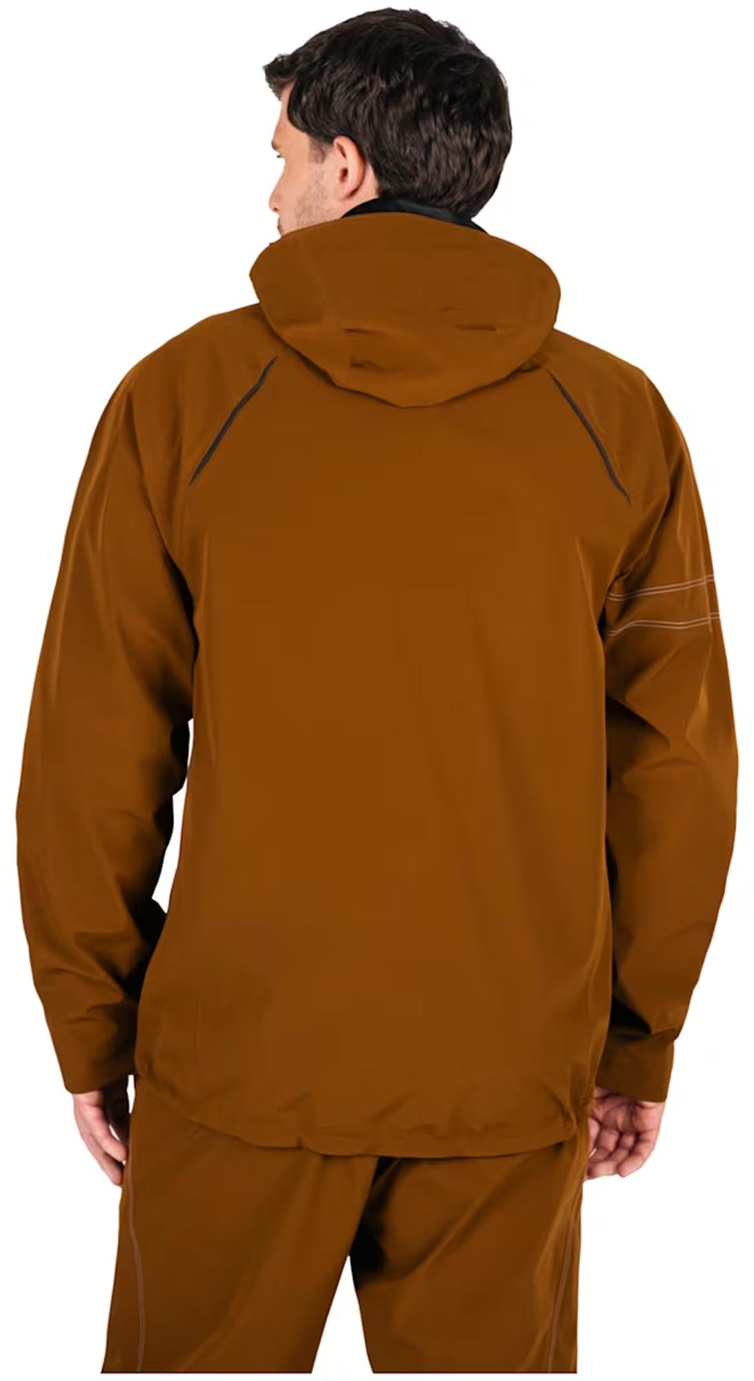 Knox Impass Motorcycle Rain Jacket brown M Figure 4