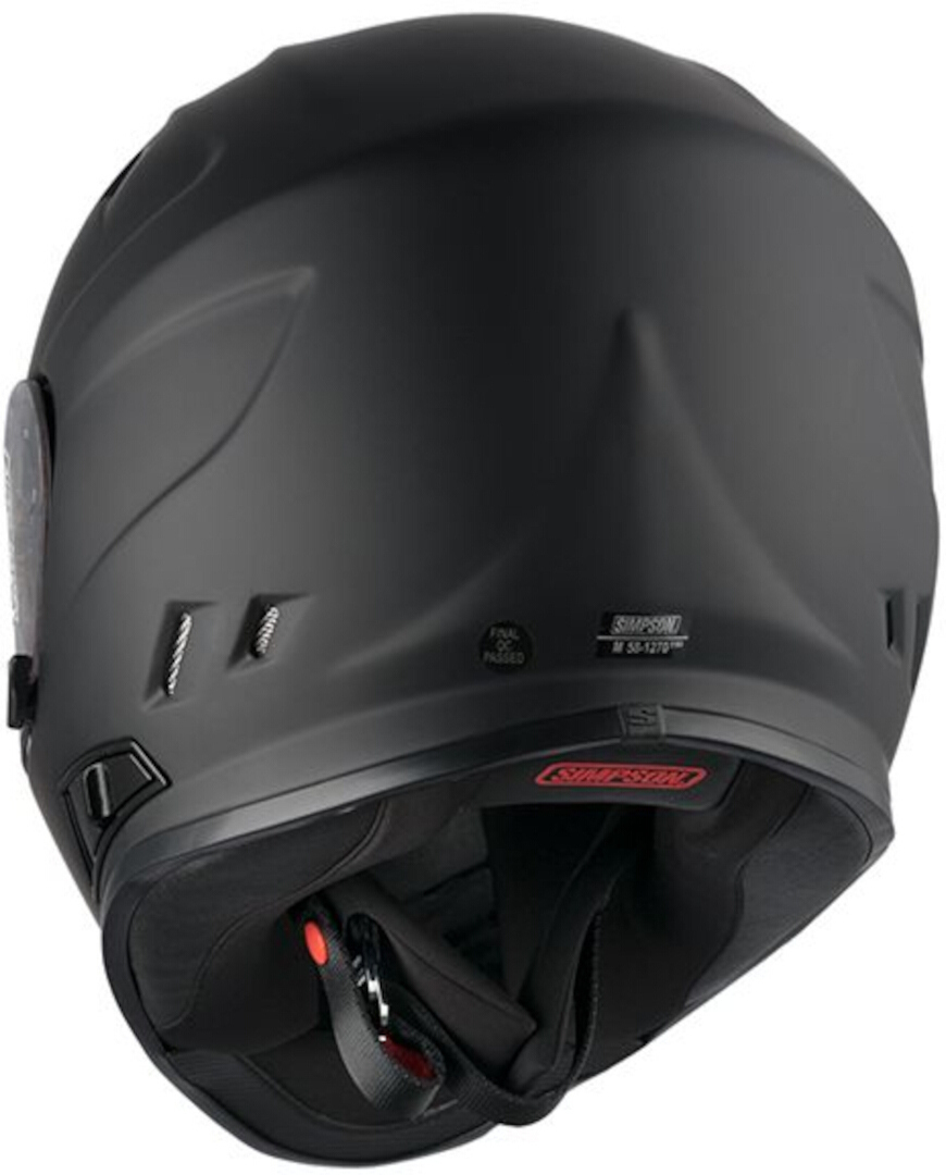 Simpson Venom Solid 06 ヘルメット ブラックマット 男性(58歳) 図3