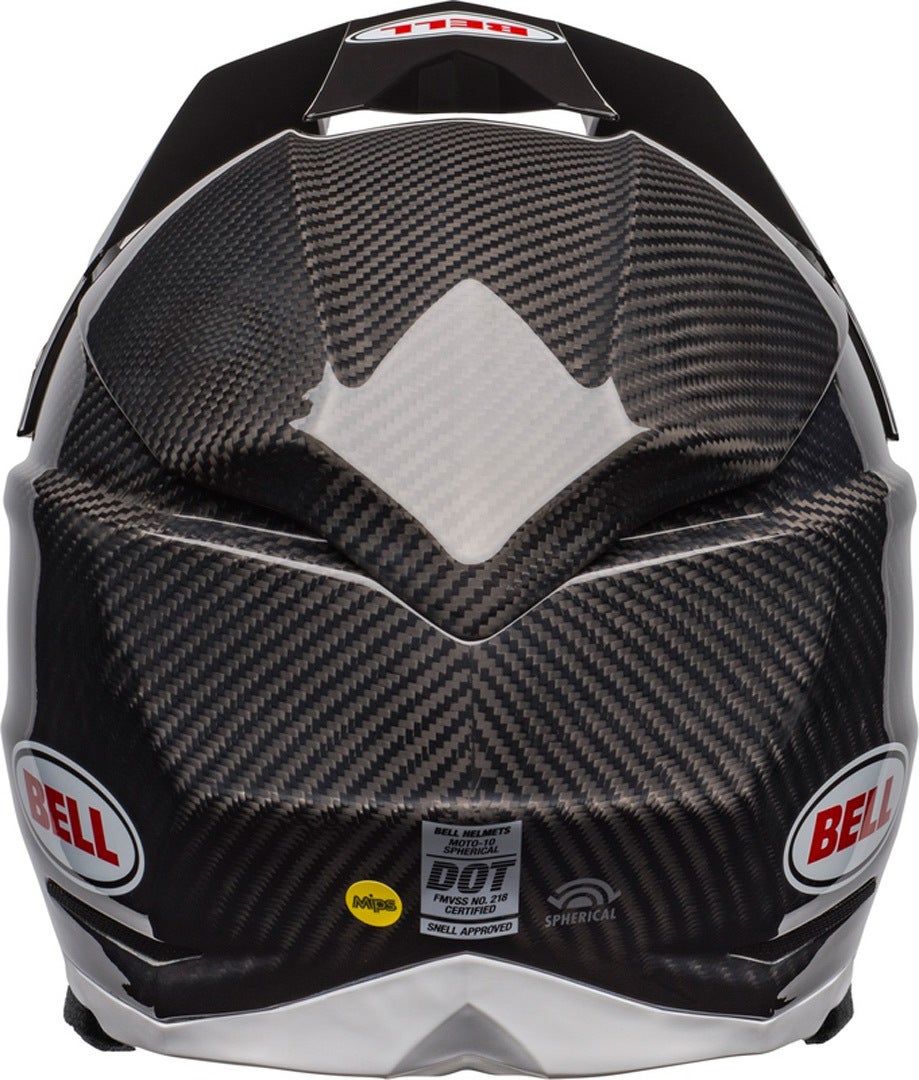 Bell Moto-10 Spherical Solid Motocross hjelm Sort XS (54/55) Figur 3