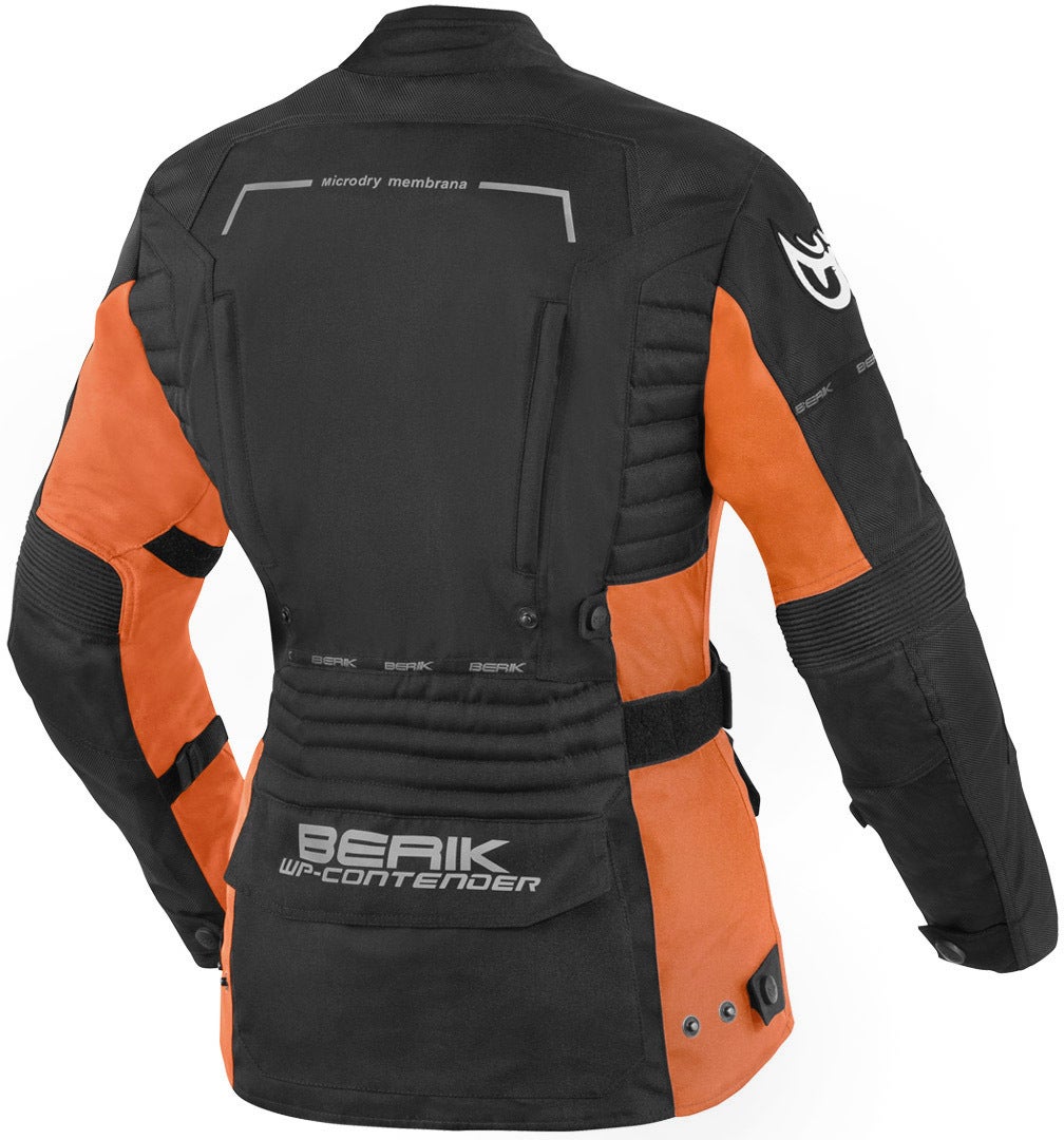 Berik Torino imperméable dames moto textile veste noir/orange 46 Figure 2