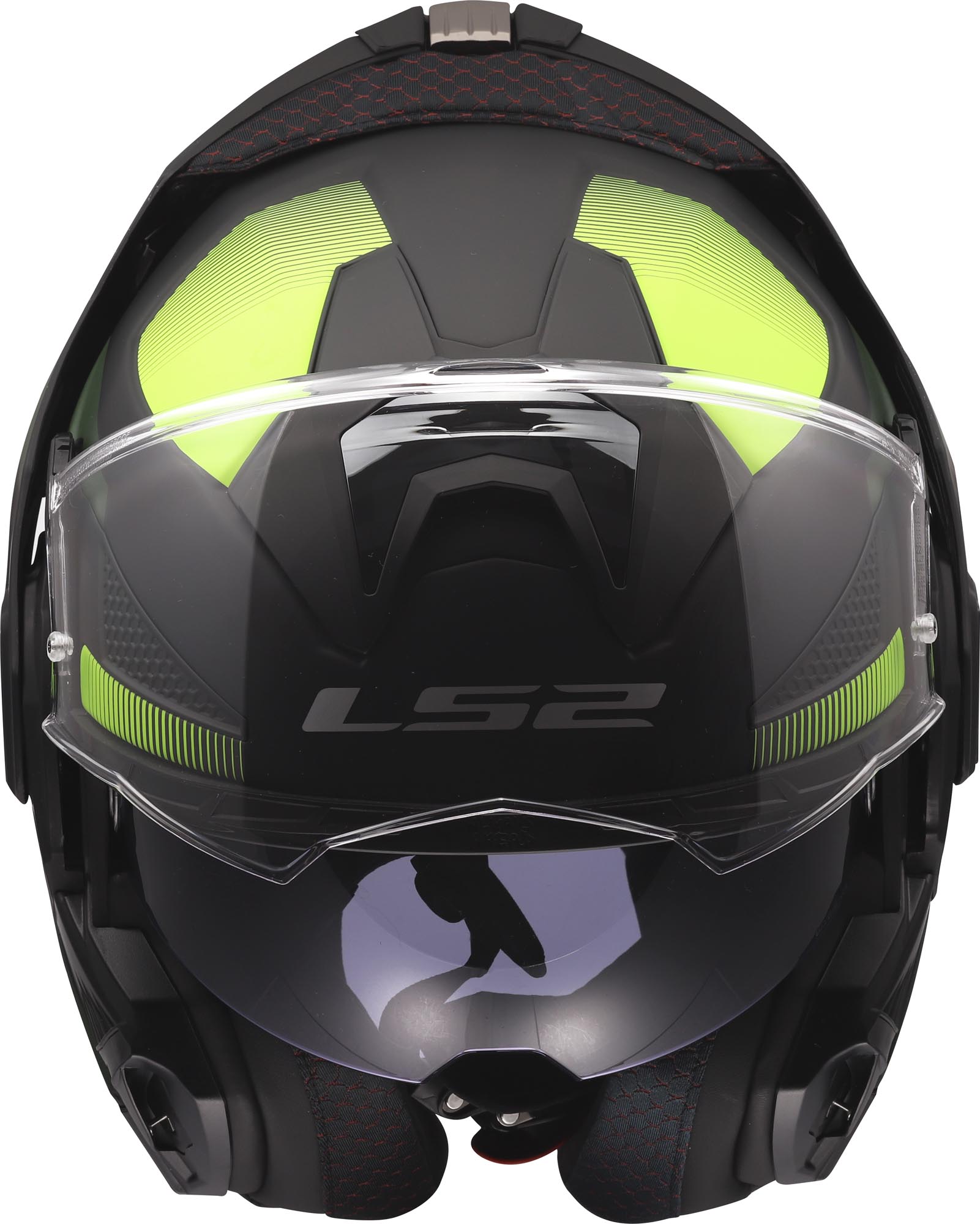 LS2 FF901 Advant X Nova Klapphelm schwarz/gelb M (57/58) Abbildung 19