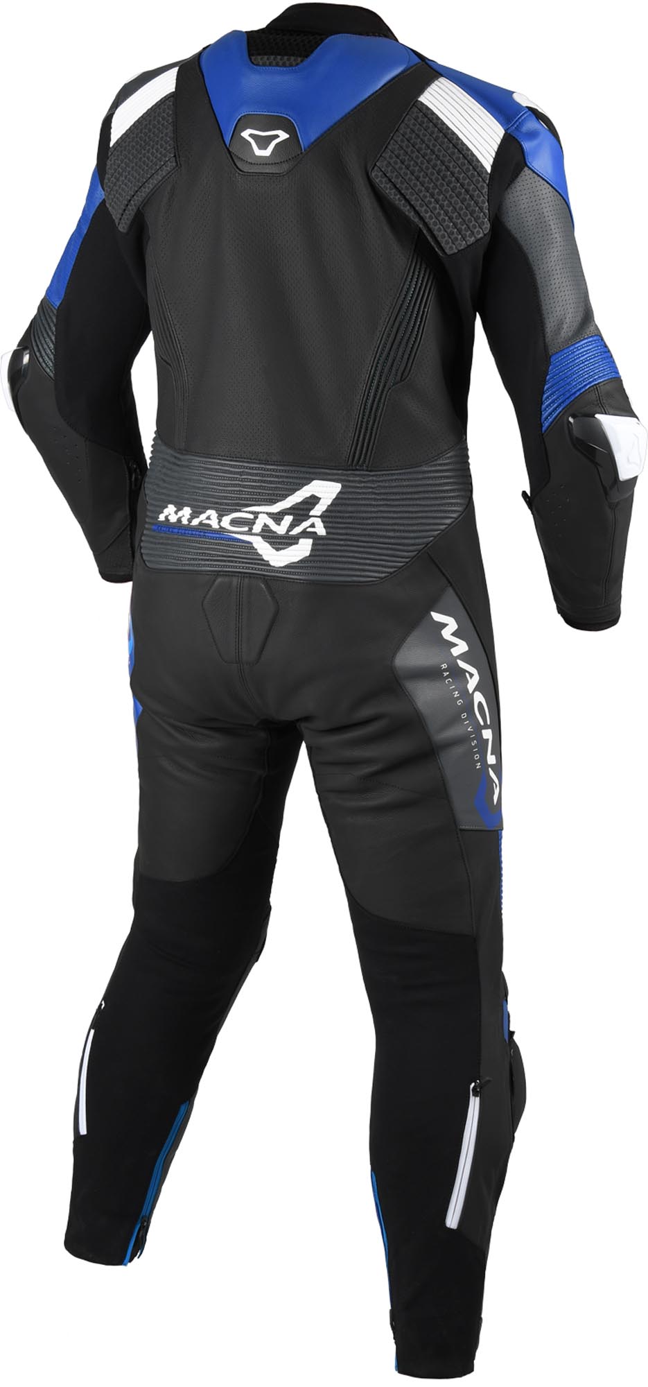 Macna Blitz One Piece Motorcycle Leather Suit black/blue 58 Figure 2