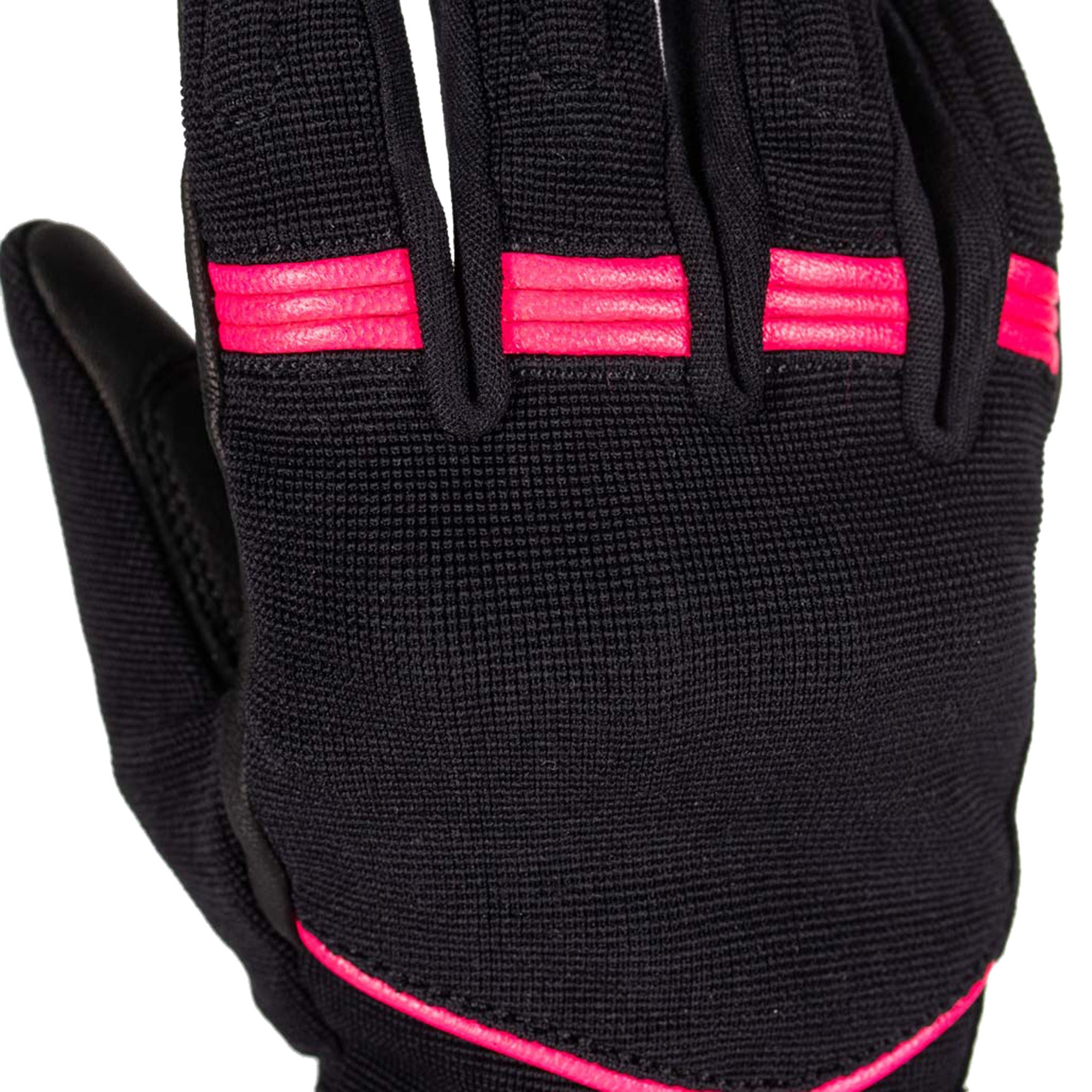 Rusty Stitches Bonnie V3 Damer Motorcykelhandsker sort/pink S Figur 2