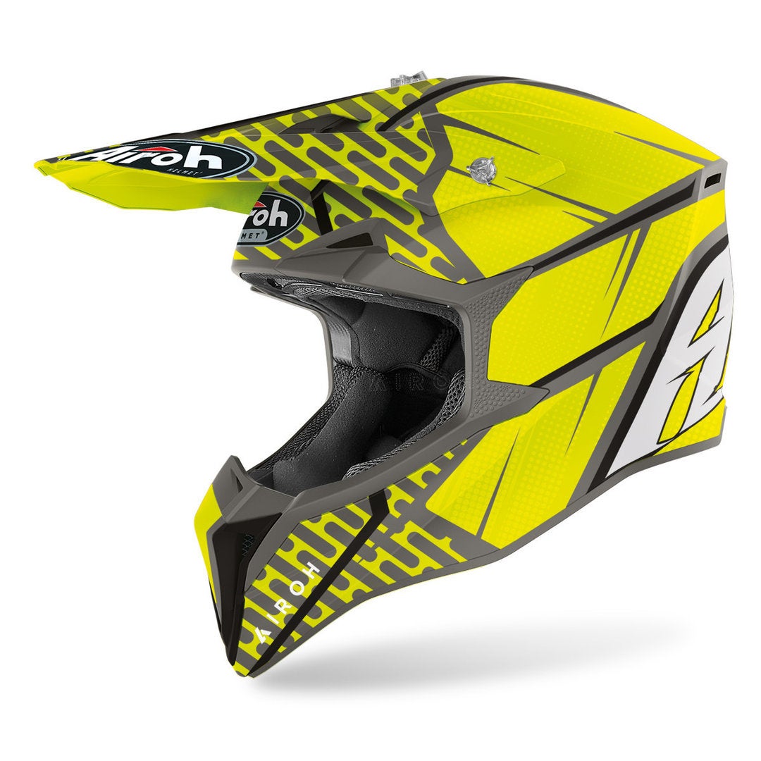 Airoh Wraap Idol Casco Motocross Giallo opaco S (55/56) Figura 1