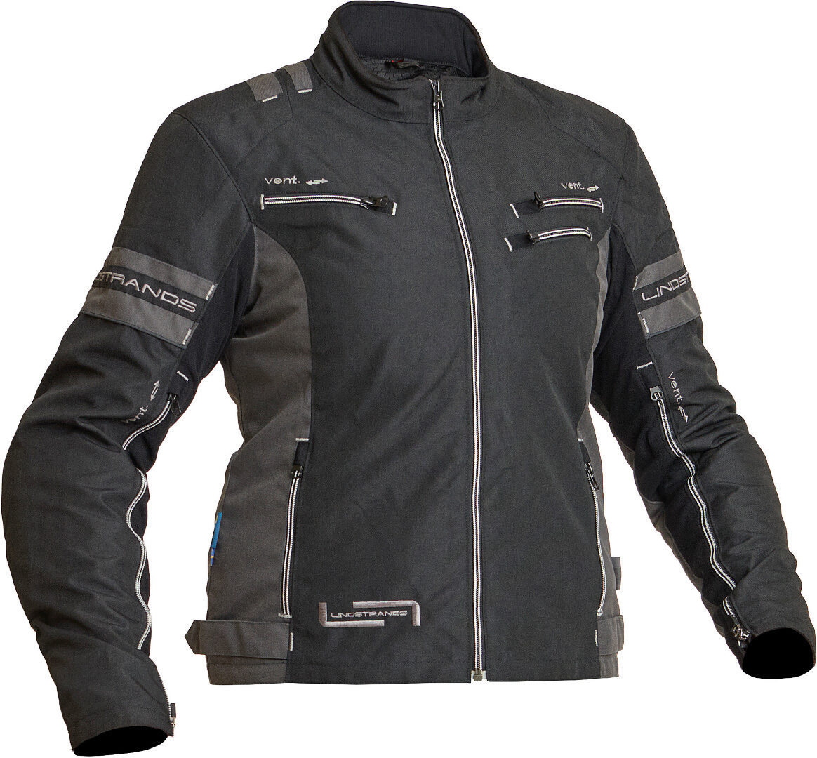 Lindstrands Liden Jachetă textilă impermeabilă pentru motociclete Negru/gri 34 Figura 1