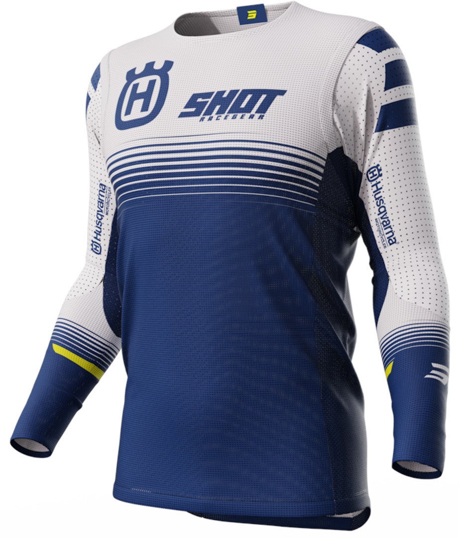 Shot Aerolite Husqvarna Limited Edition Motokrosový dres modrobílá M Obrázek 1