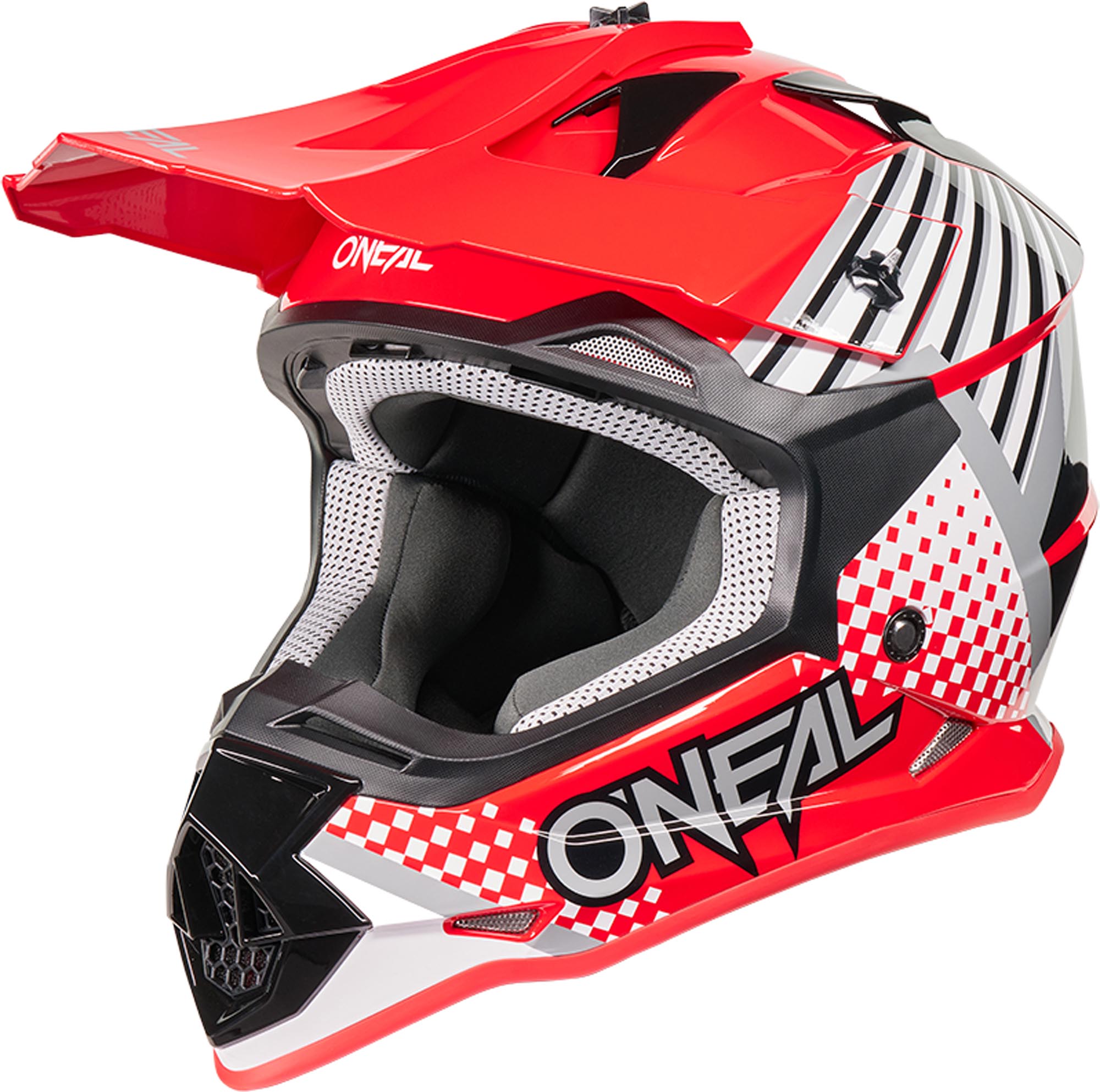 Oneal 2SRS Vector Casco da motocross rosso/nero XXL (63/64) Figura 1