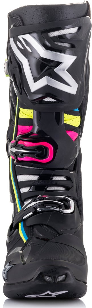 Alpinestars Tech 10 Supervented Bottes de motocross noir/rose/jaune 11 (45,5) Figure 7